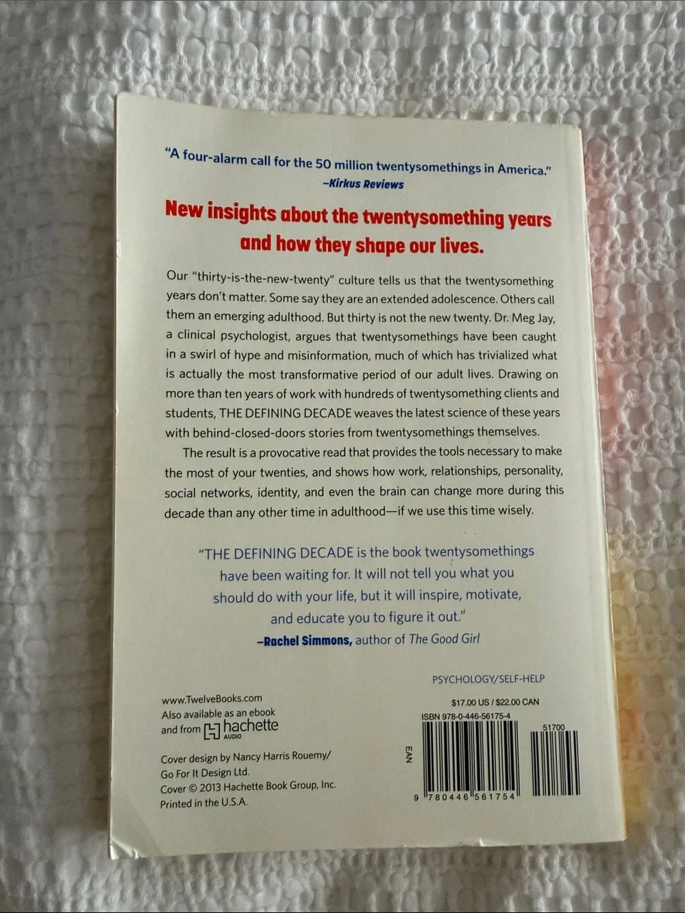 The Defining Decade by Meg Jay